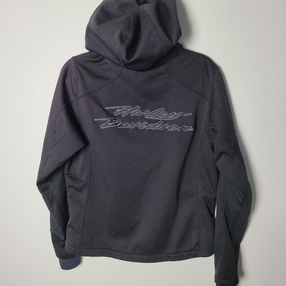 Harley Davidson Core Relay RCS Soft Shell Functional Motorcycle Jacket Black L - Picture 4 of 6